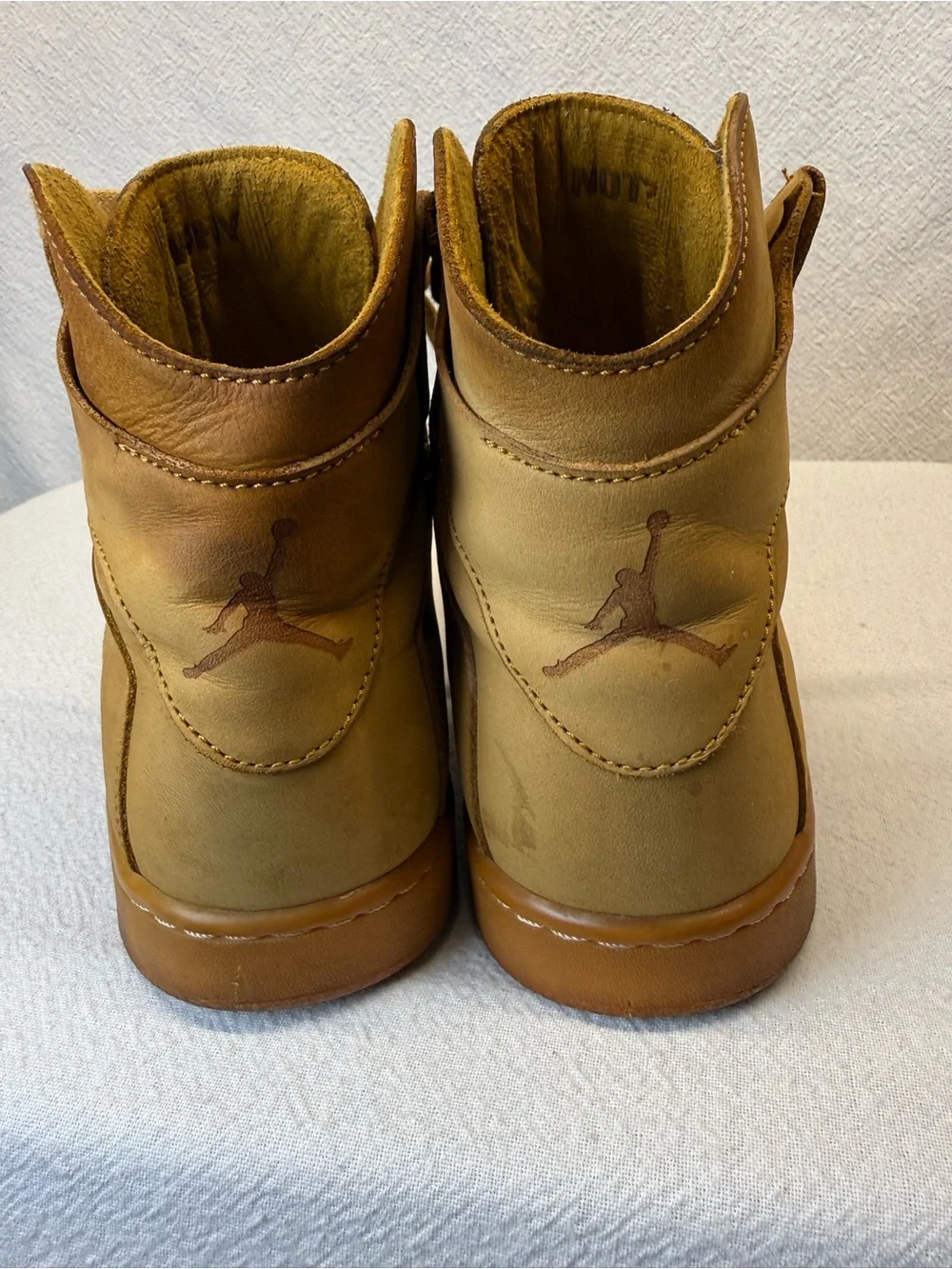 Nike Air Jordan Performance Westbrook 0.2, Wheat Leather / High Top Size 10